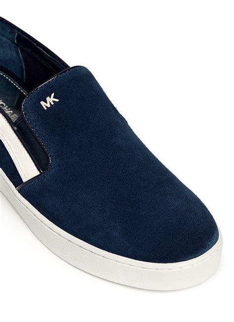 navy blue michael kors slip ons|Michael kors slip ons + FREE SHIPPING .